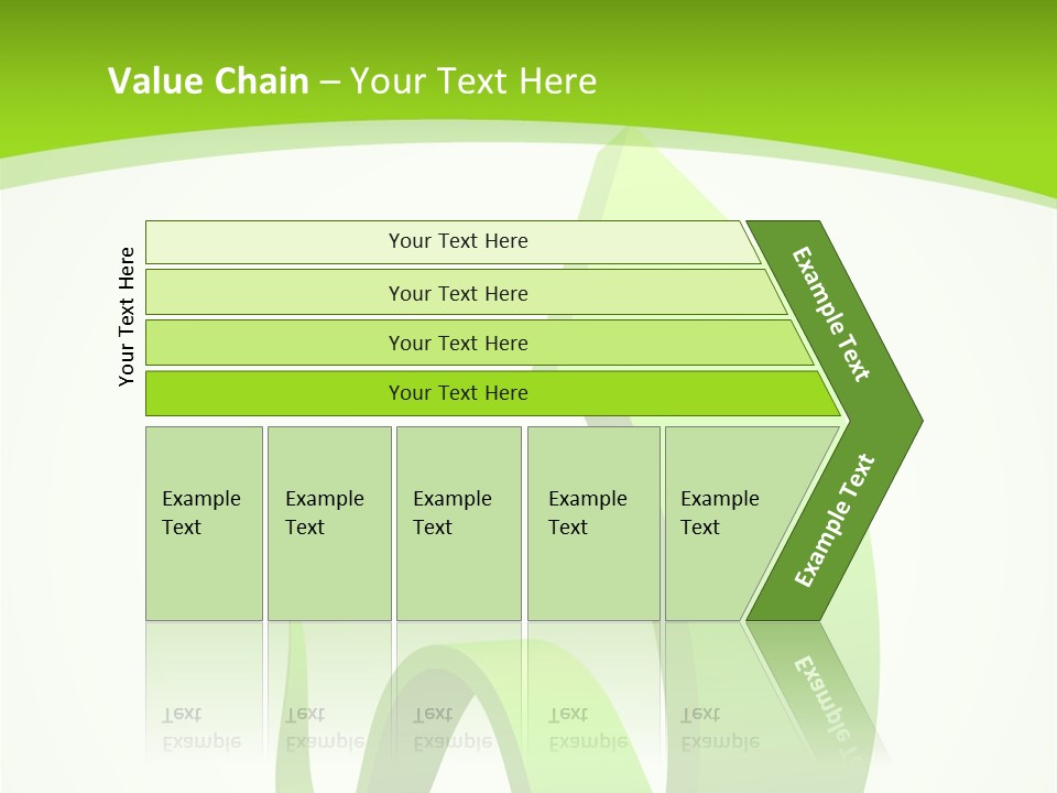 Abstract Direction Twirl PowerPoint Template