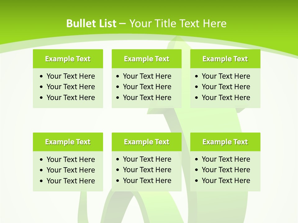 Abstract Direction Twirl PowerPoint Template