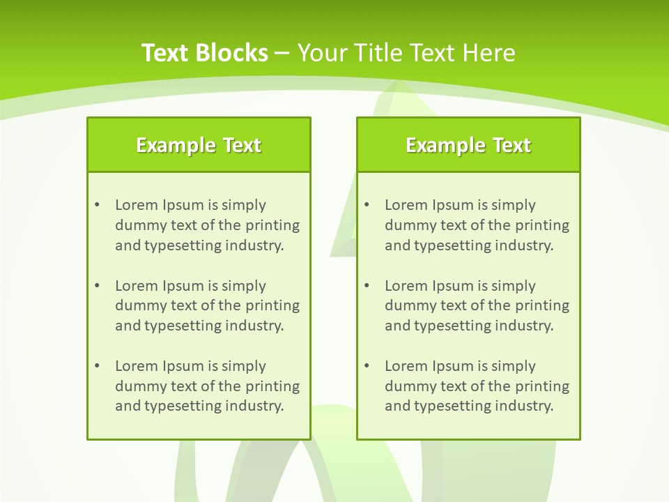 Abstract Direction Twirl PowerPoint Template
