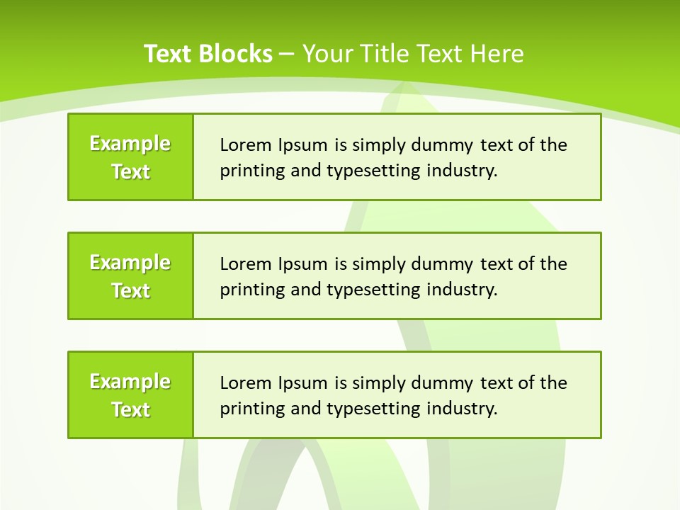 Abstract Direction Twirl PowerPoint Template