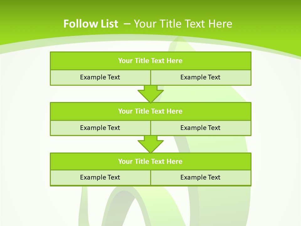 Abstract Direction Twirl PowerPoint Template