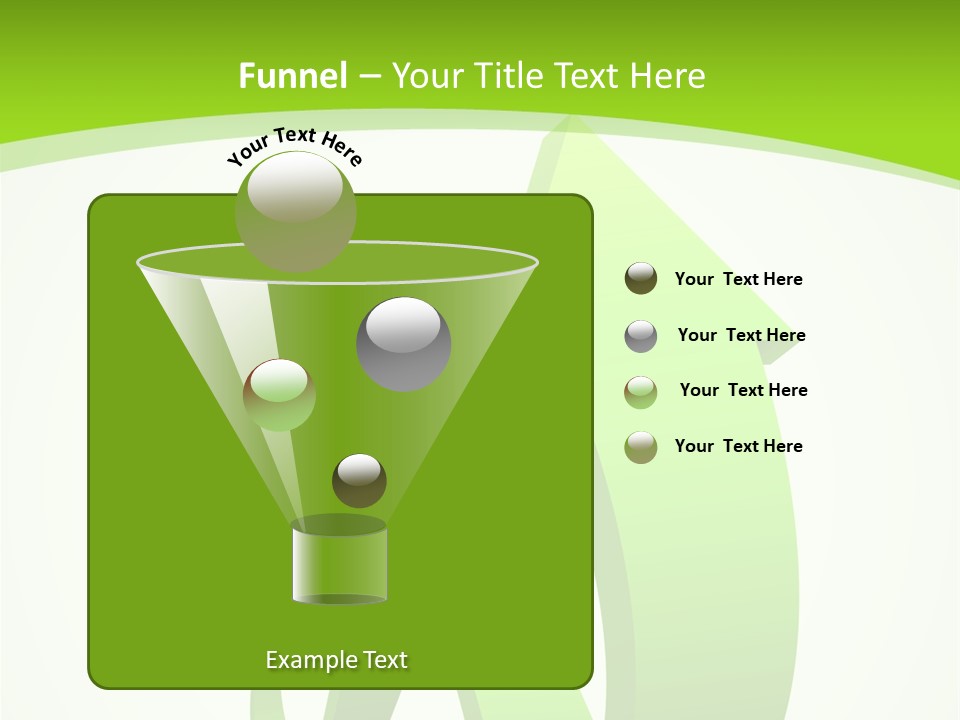 Abstract Direction Twirl PowerPoint Template