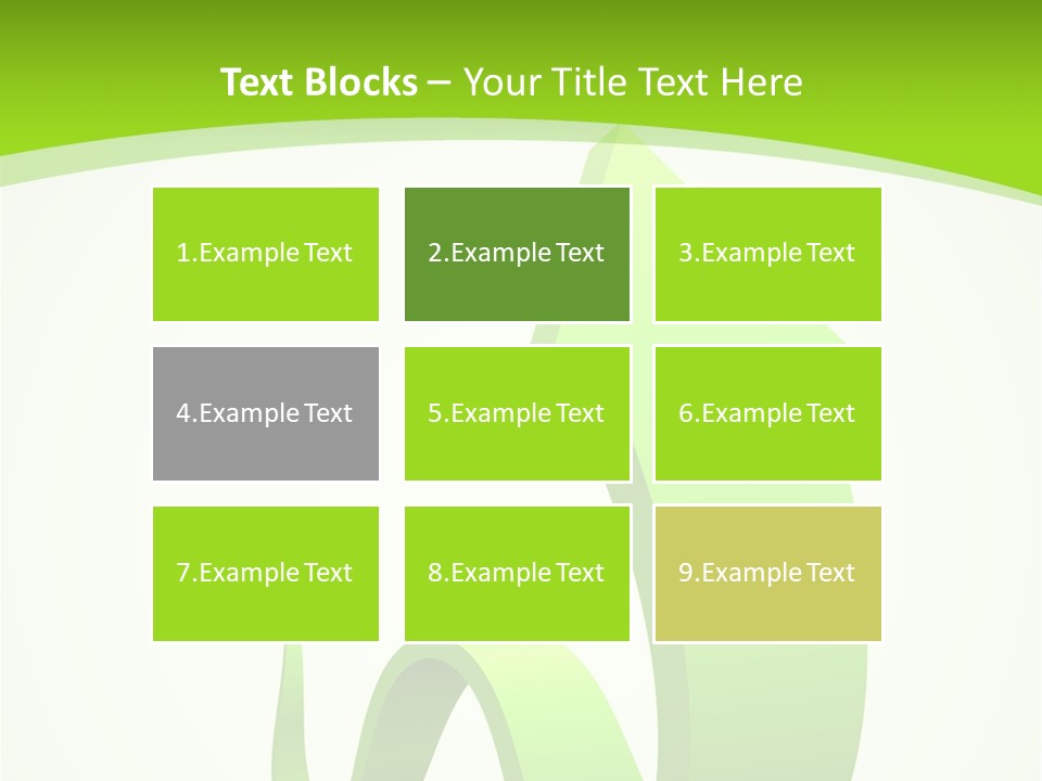 Abstract Direction Twirl PowerPoint Template