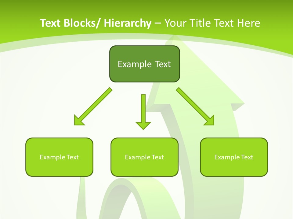 Abstract Direction Twirl PowerPoint Template