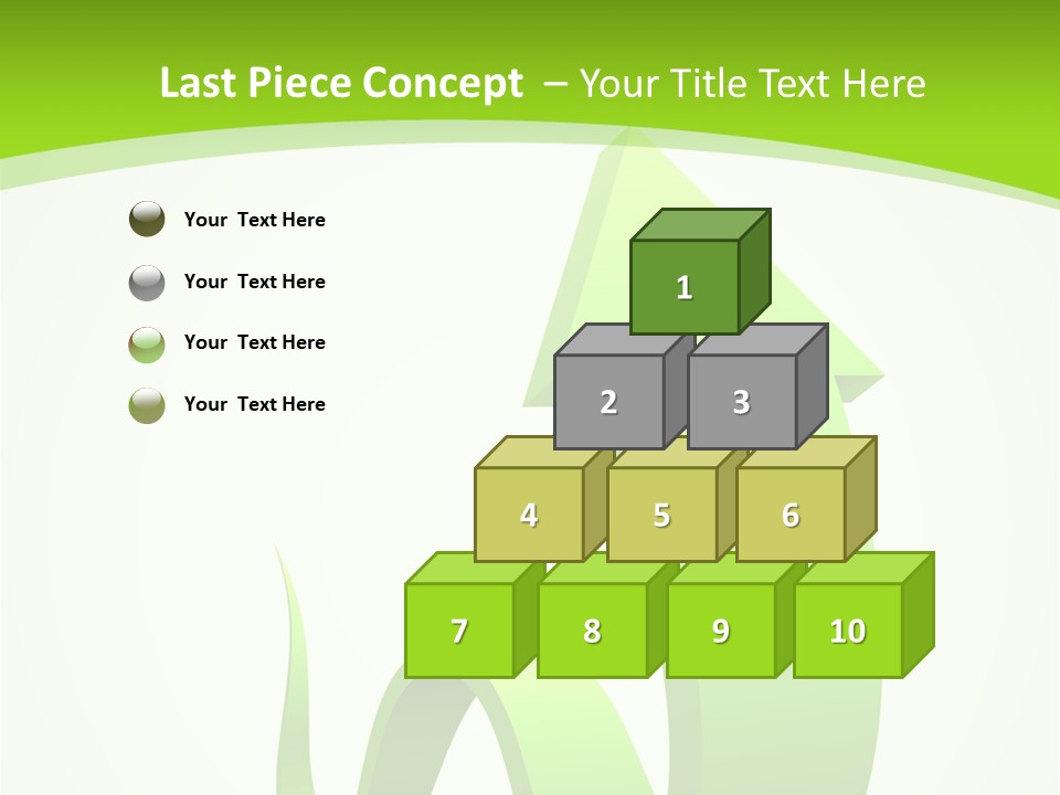 Abstract Direction Twirl PowerPoint Template