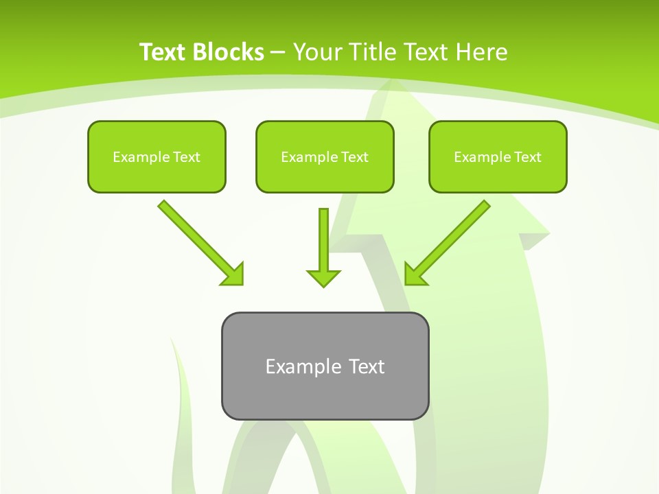 Abstract Direction Twirl PowerPoint Template