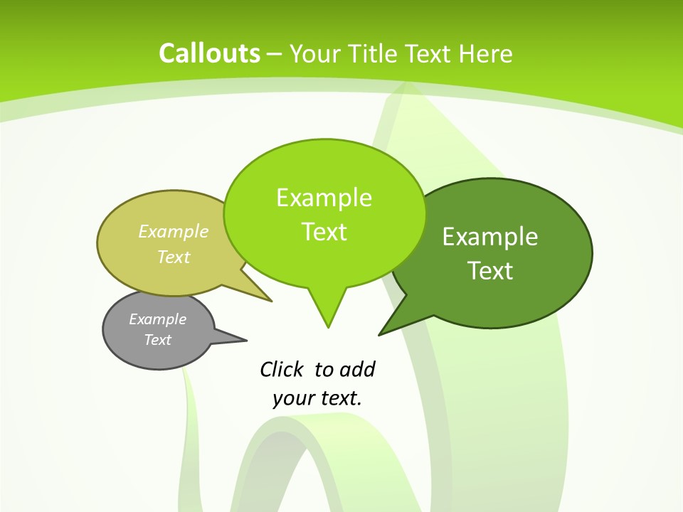 Abstract Direction Twirl PowerPoint Template