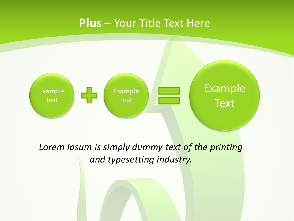 Abstract Direction Twirl PowerPoint Template