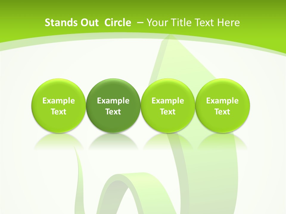 Abstract Direction Twirl PowerPoint Template