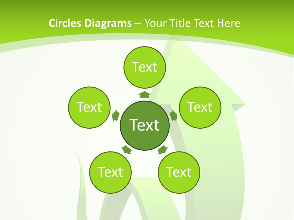 Abstract Direction Twirl PowerPoint Template