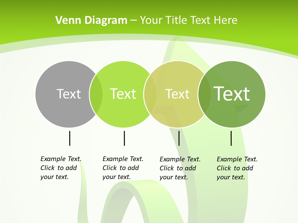 Abstract Direction Twirl PowerPoint Template