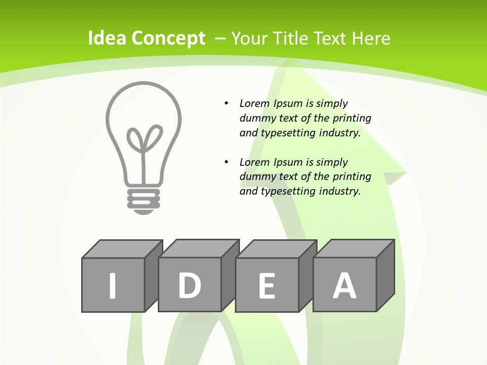 Abstract Direction Twirl PowerPoint Template