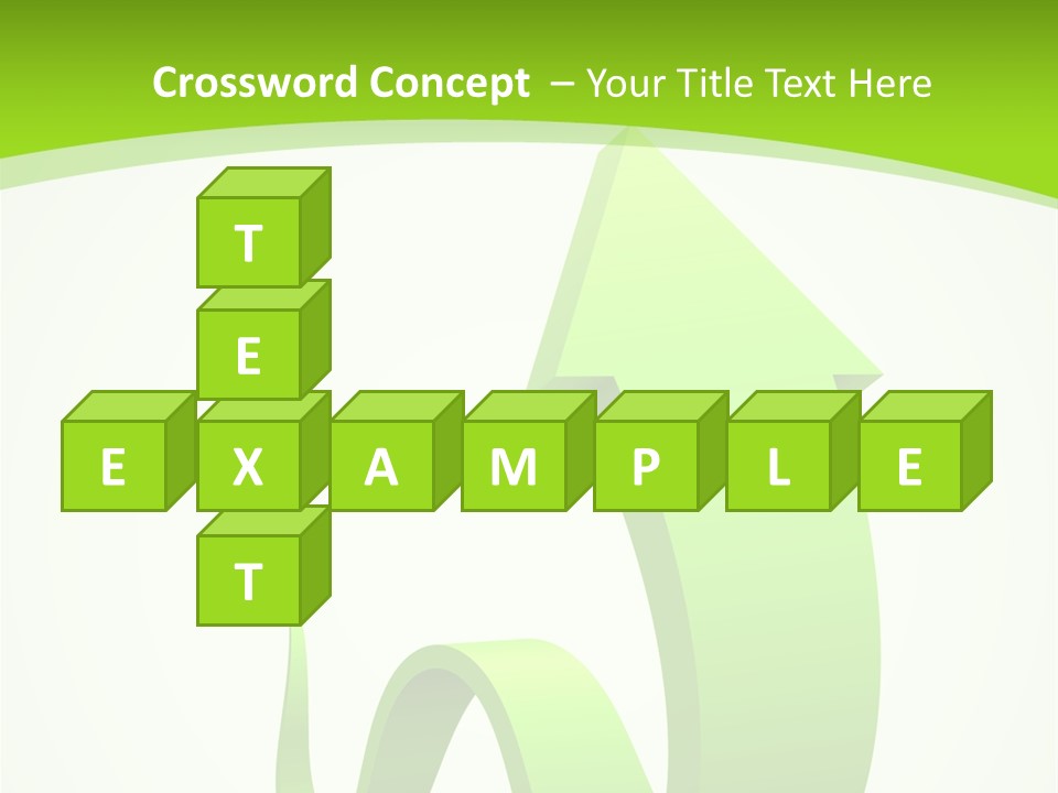 Abstract Direction Twirl PowerPoint Template