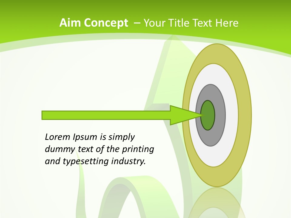 Abstract Direction Twirl PowerPoint Template