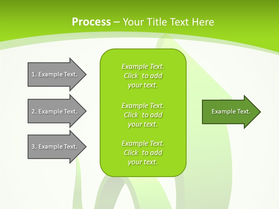 Abstract Direction Twirl PowerPoint Template