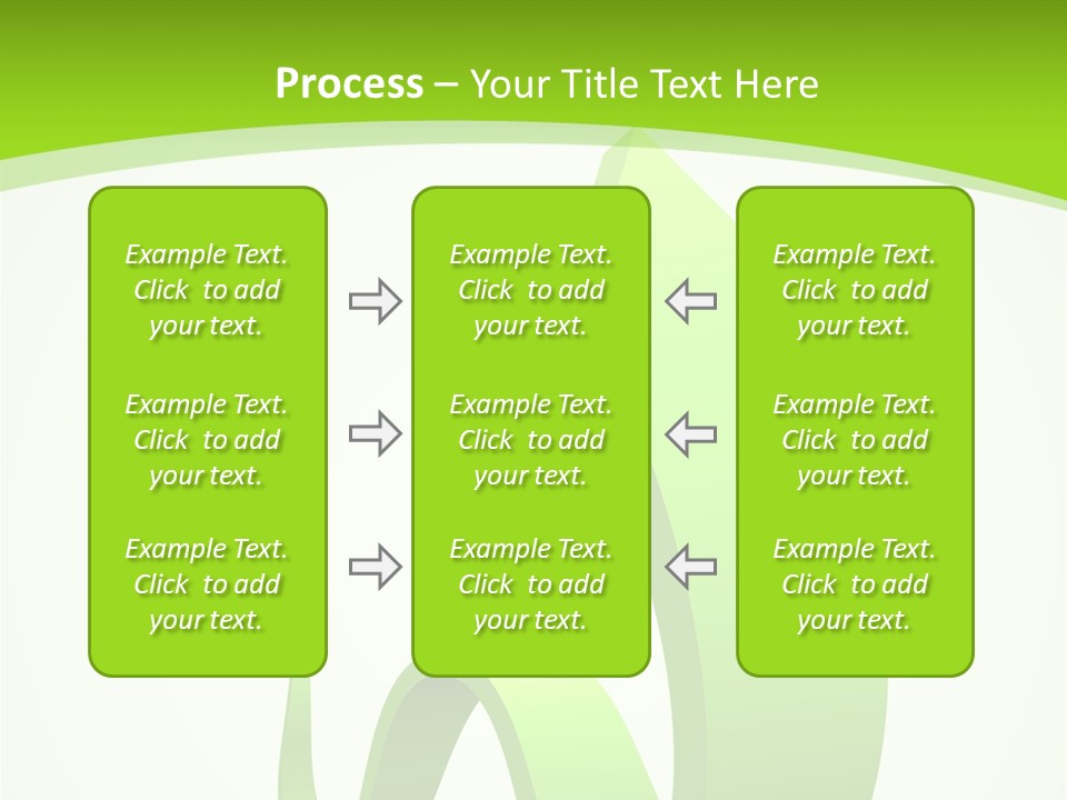 Abstract Direction Twirl PowerPoint Template