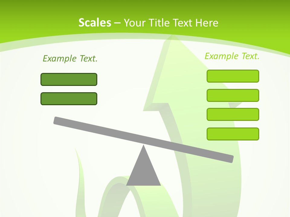 Abstract Direction Twirl PowerPoint Template