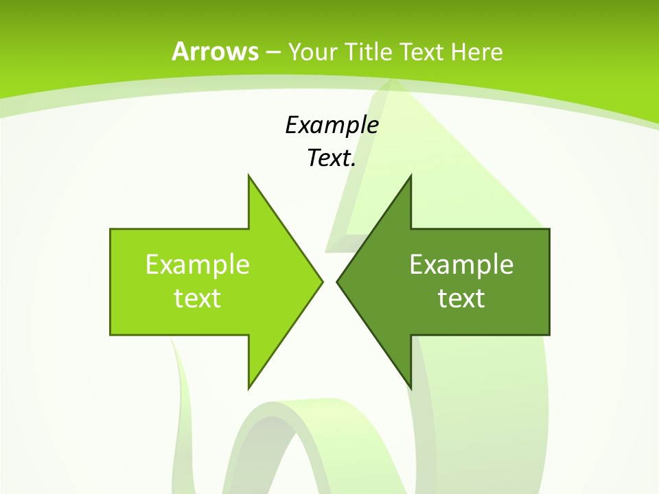 Abstract Direction Twirl PowerPoint Template