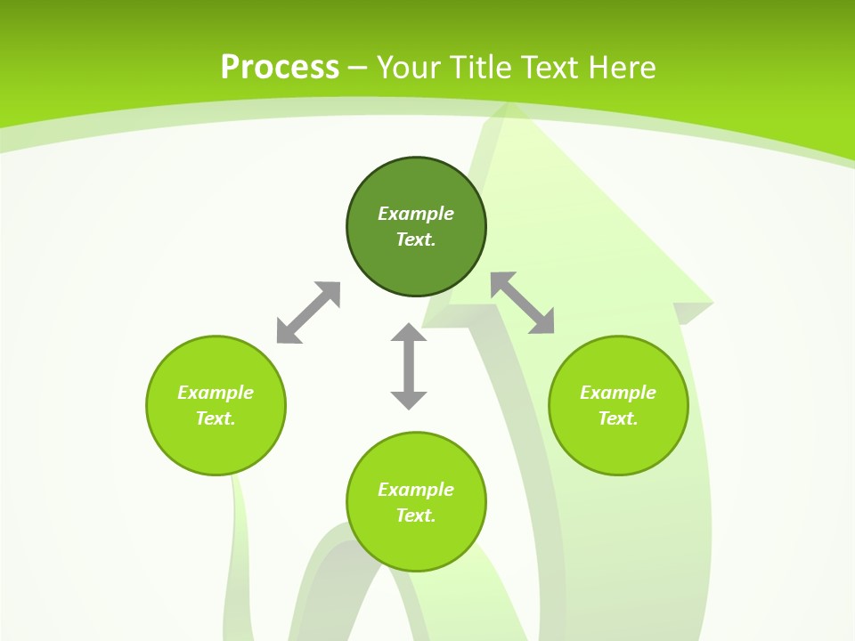 Abstract Direction Twirl PowerPoint Template