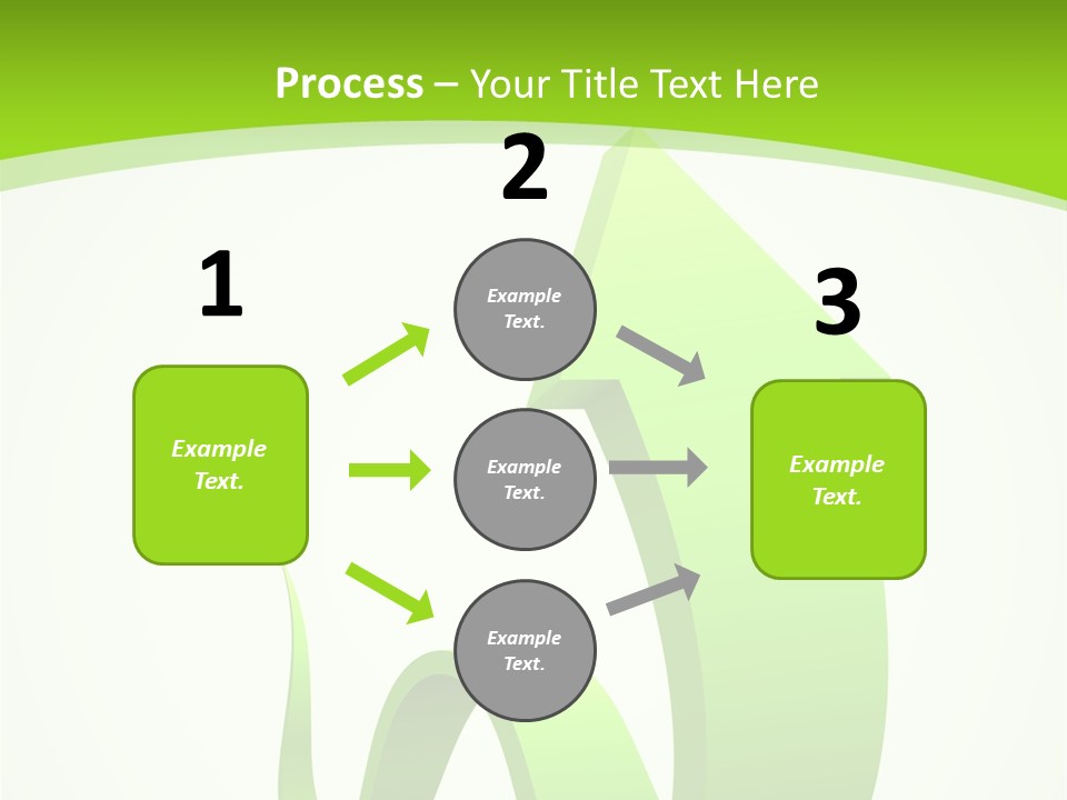 Abstract Direction Twirl PowerPoint Template