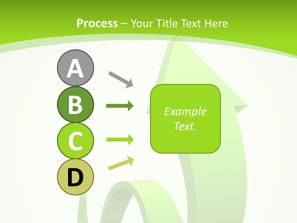 Abstract Direction Twirl PowerPoint Template