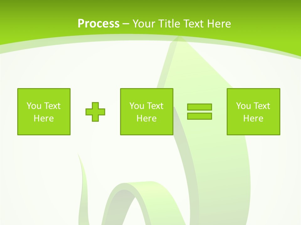 Abstract Direction Twirl PowerPoint Template