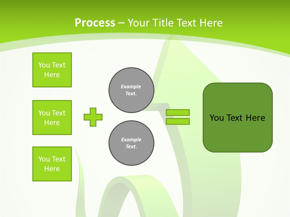 Abstract Direction Twirl PowerPoint Template