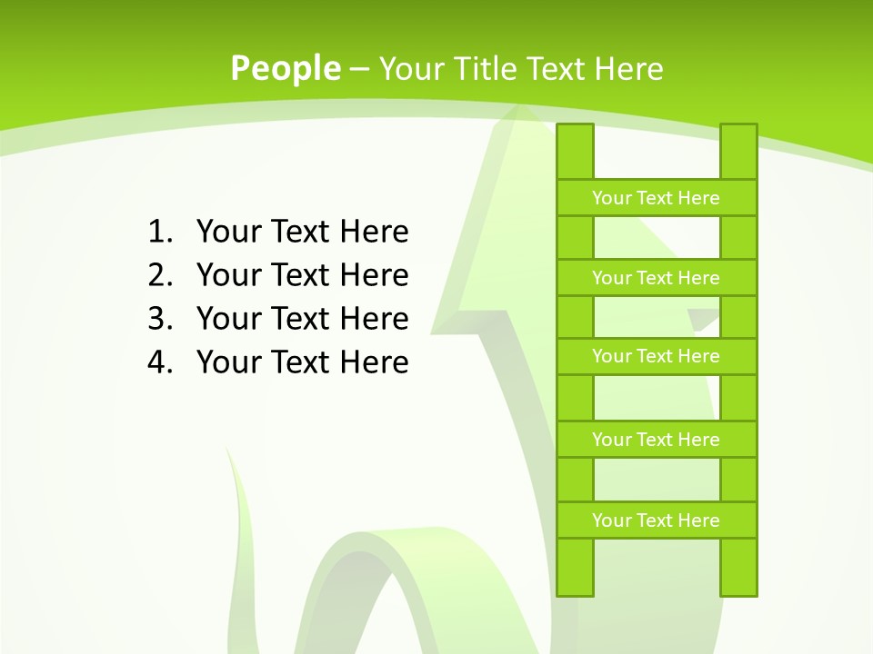 Abstract Direction Twirl PowerPoint Template