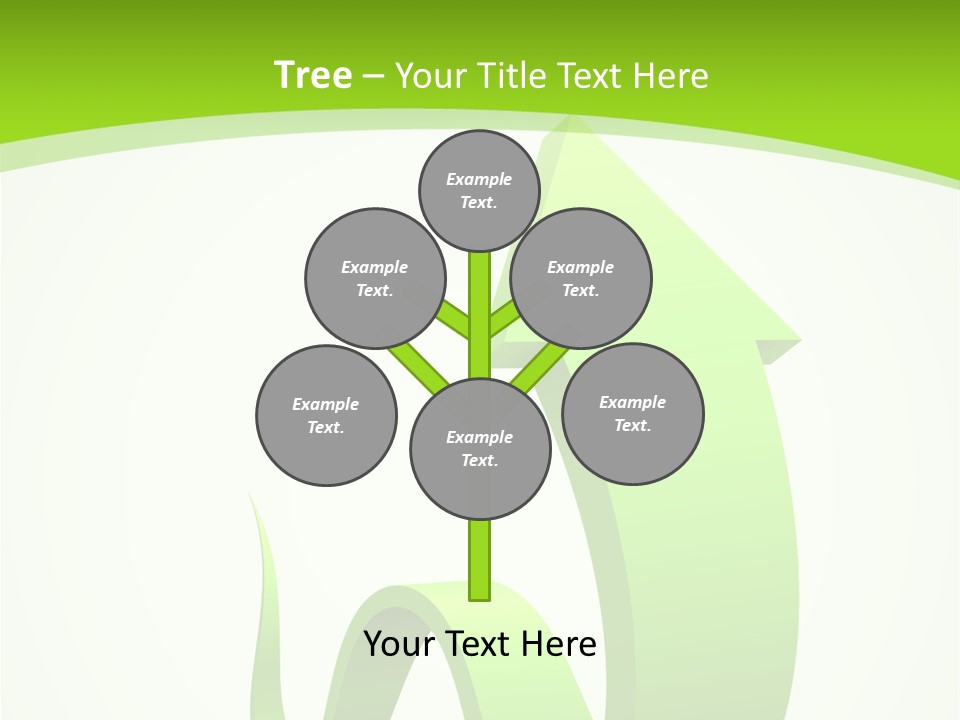 Abstract Direction Twirl PowerPoint Template