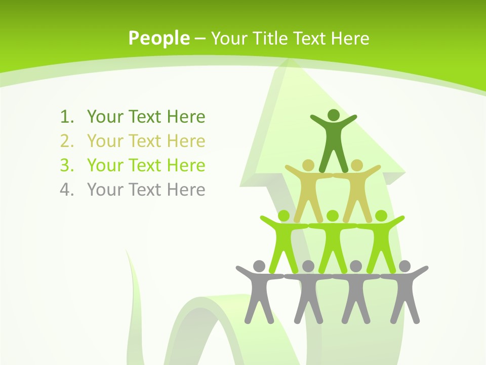 Abstract Direction Twirl PowerPoint Template