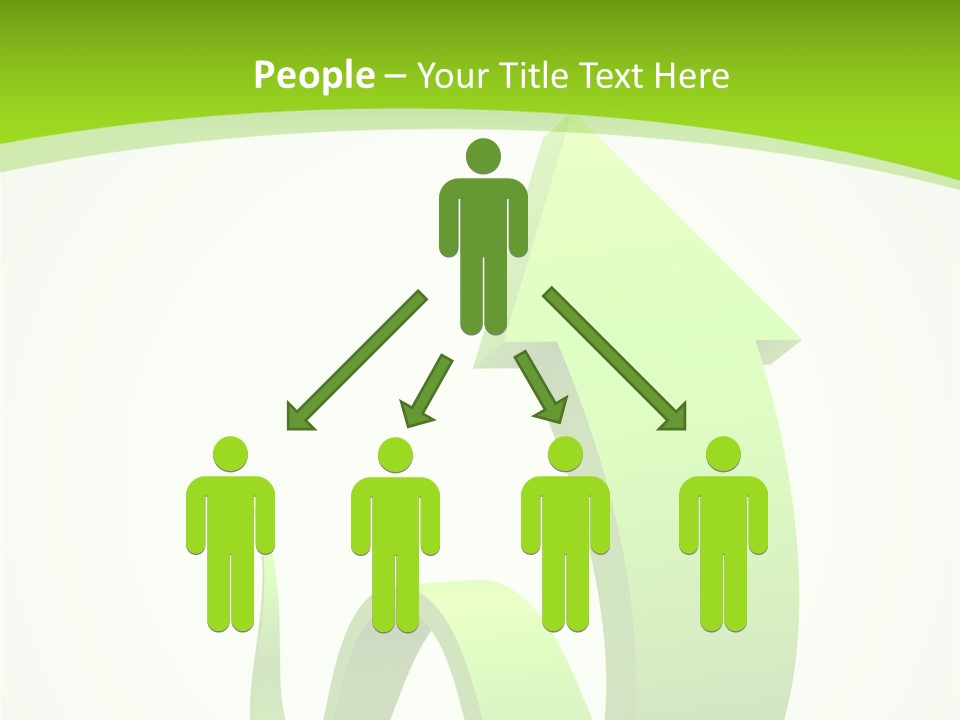 Abstract Direction Twirl PowerPoint Template