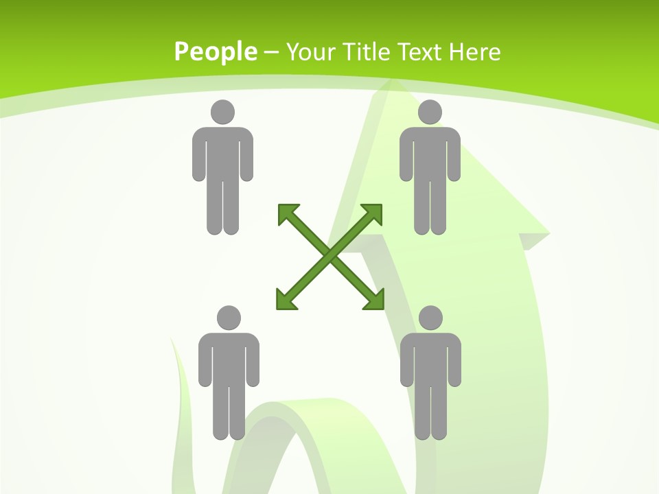 Abstract Direction Twirl PowerPoint Template