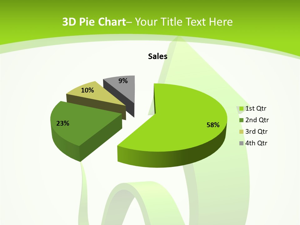 Abstract Direction Twirl PowerPoint Template