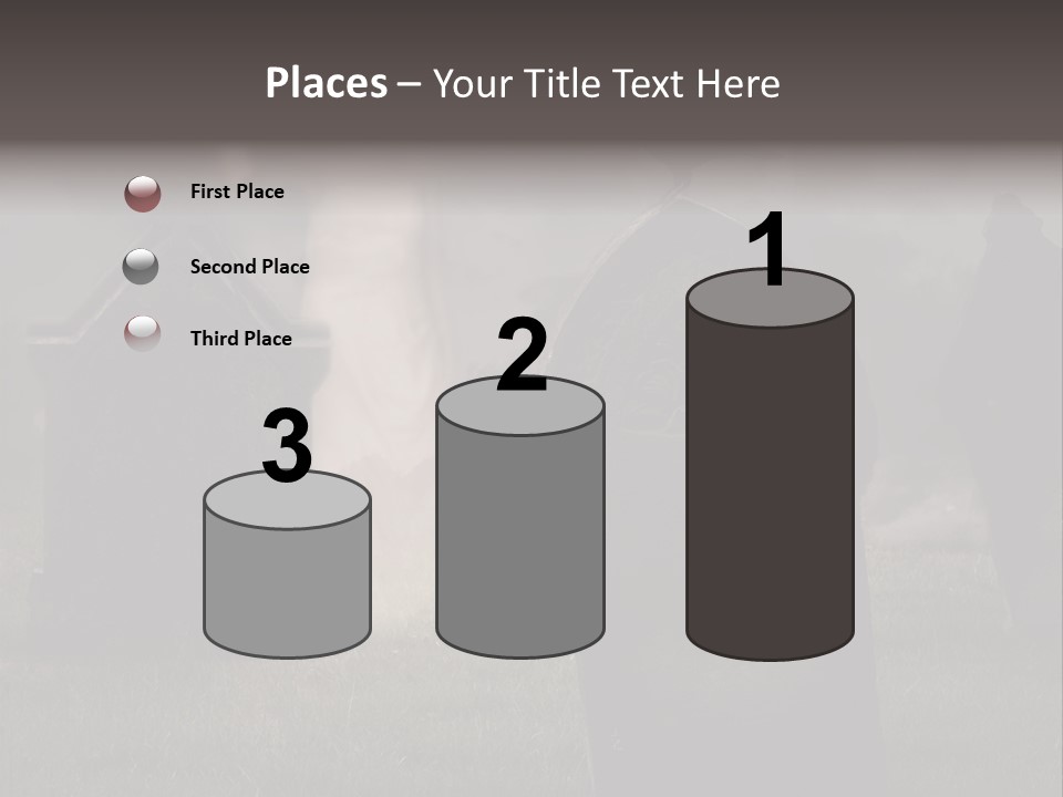 Lamp Night Lady PowerPoint Template