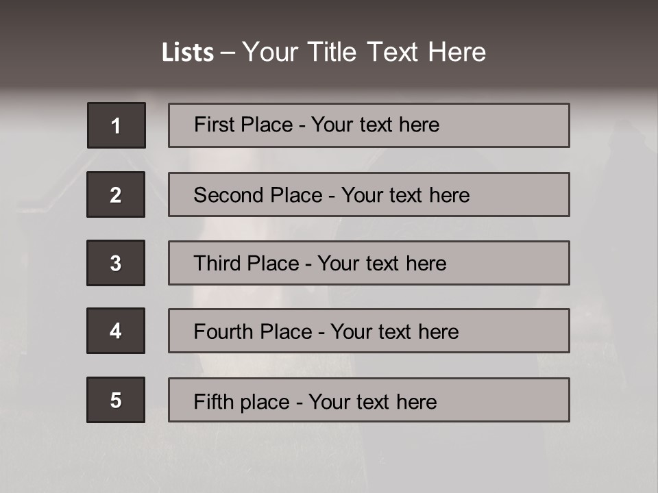 Lamp Night Lady PowerPoint Template