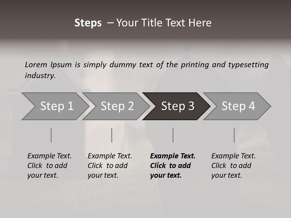 Lamp Night Lady PowerPoint Template