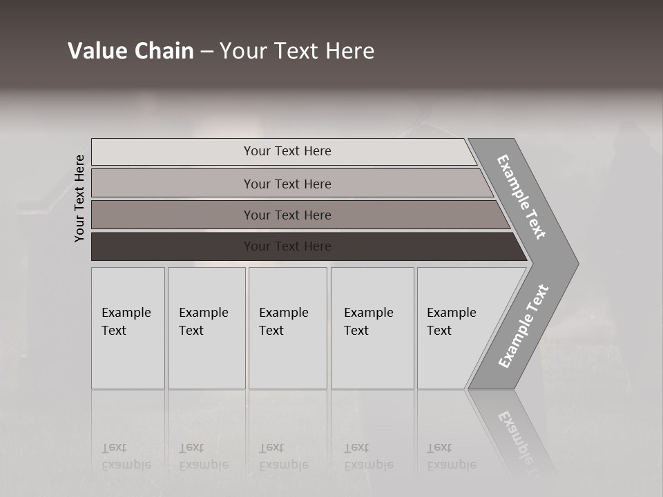 Lamp Night Lady PowerPoint Template