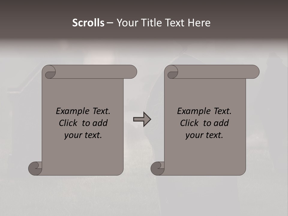 Lamp Night Lady PowerPoint Template