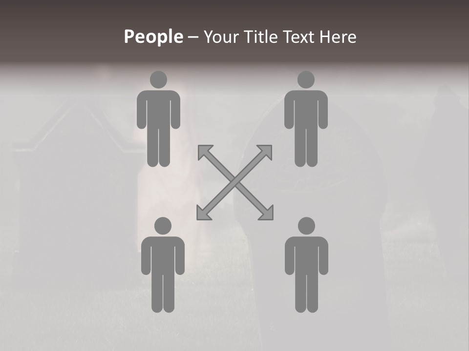 Lamp Night Lady PowerPoint Template