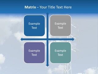 Supply Electrical Line PowerPoint Template