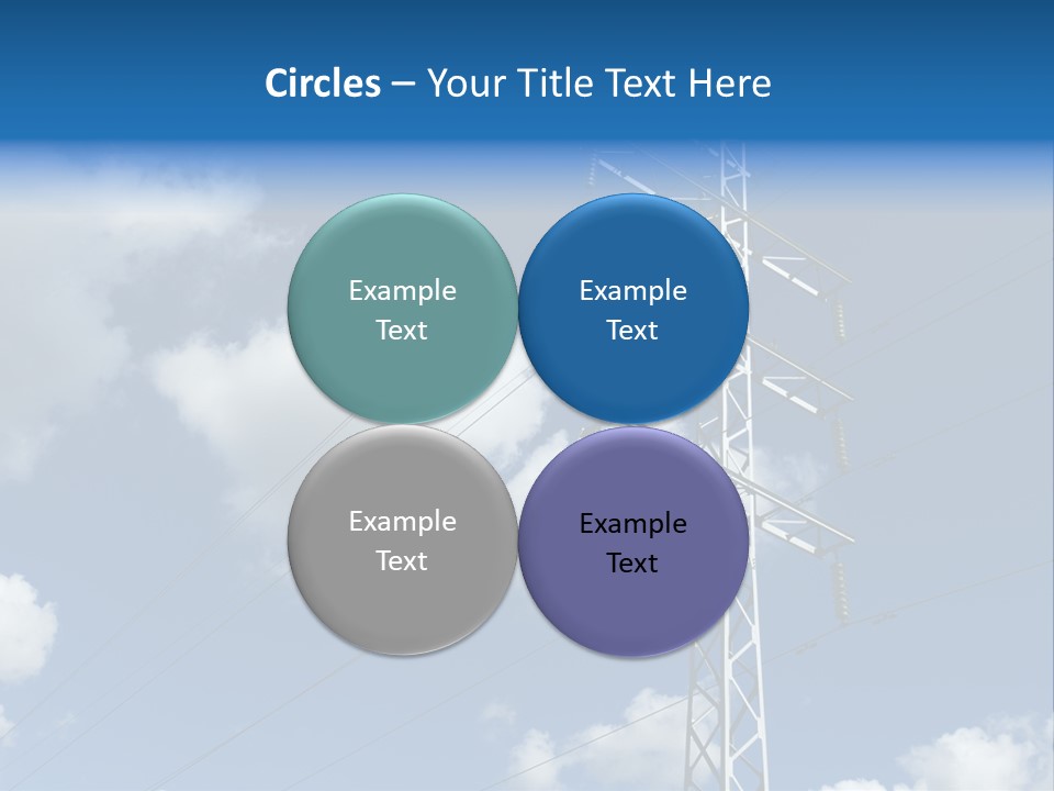 Supply Electrical Line PowerPoint Template