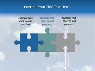 Supply Electrical Line PowerPoint Template