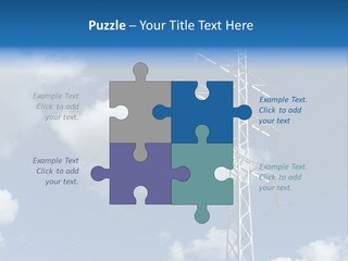 Supply Electrical Line PowerPoint Template