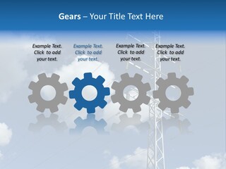 Supply Electrical Line PowerPoint Template