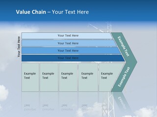 Supply Electrical Line PowerPoint Template