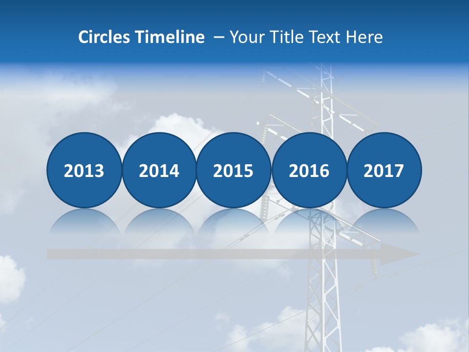 Supply Electrical Line PowerPoint Template