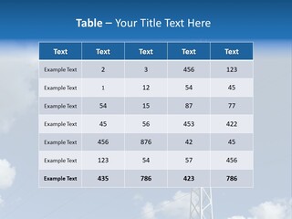 Supply Electrical Line PowerPoint Template