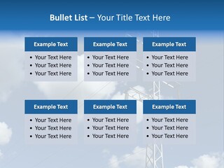 Supply Electrical Line PowerPoint Template