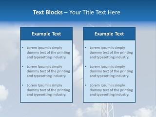 Supply Electrical Line PowerPoint Template