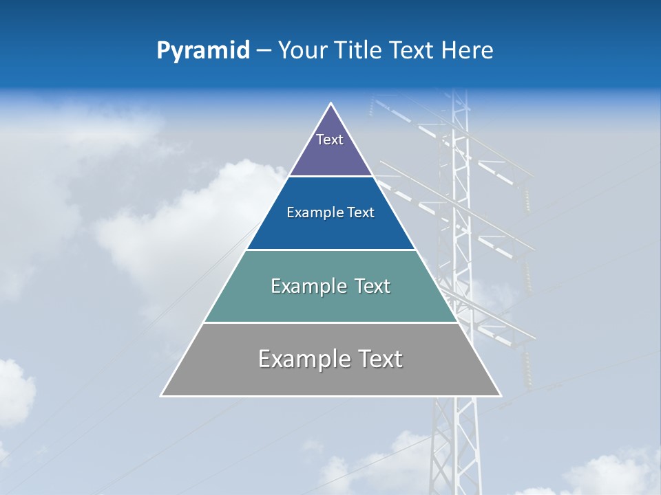 Supply Electrical Line PowerPoint Template